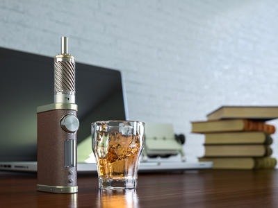 vape on work desk