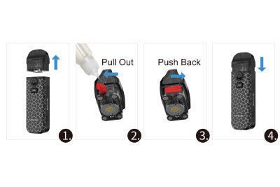 How to Fill SMOK Nord 4 With E Liquid Instructions