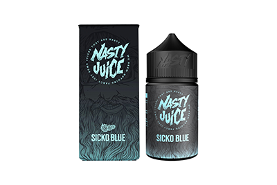 Nasty Juice Sicko Blue Shortfill Bottle and Packaging