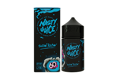 Nasty Juice Slow Blow Shortfill Bottle and Packaging